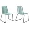 Armen Living Shasta Outdoor Metal and Wasabi Rope Stackable Dining Chair, PK2 LCSHSIWSB - alternate 1